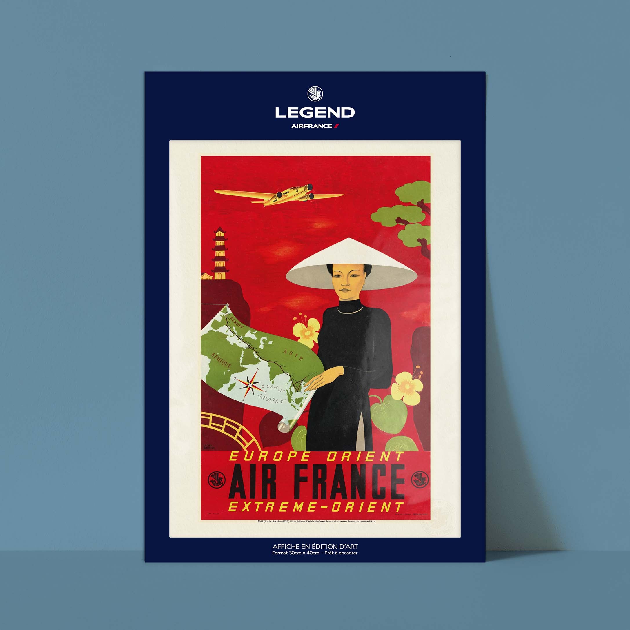 Affiche Air France - Europe Orient-oneart.fr