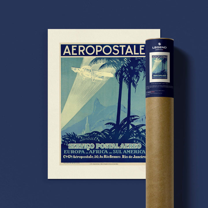 Affiche Air France - Europe-Africa-Sul America