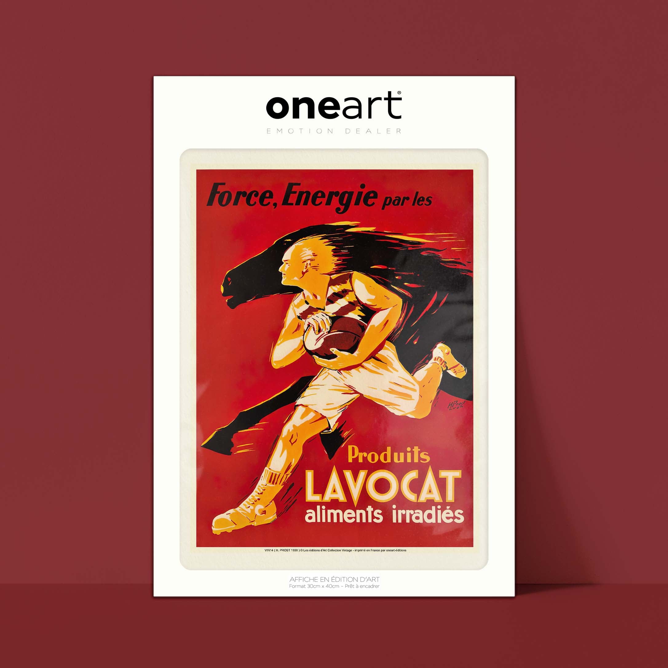 Affiche publicité vintage - Lavocat-oneart.fr