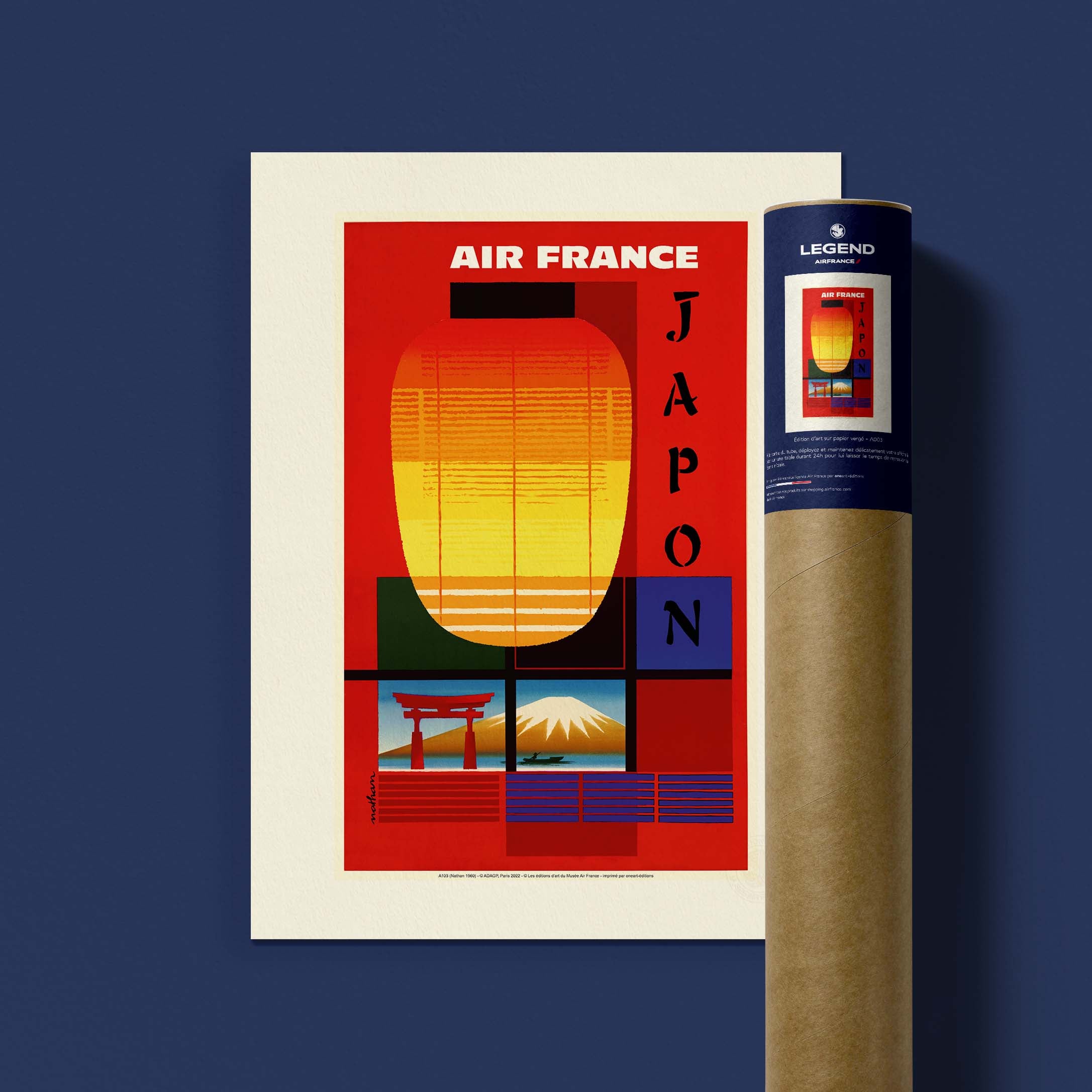 Affiche Air France - Japon-oneart.fr