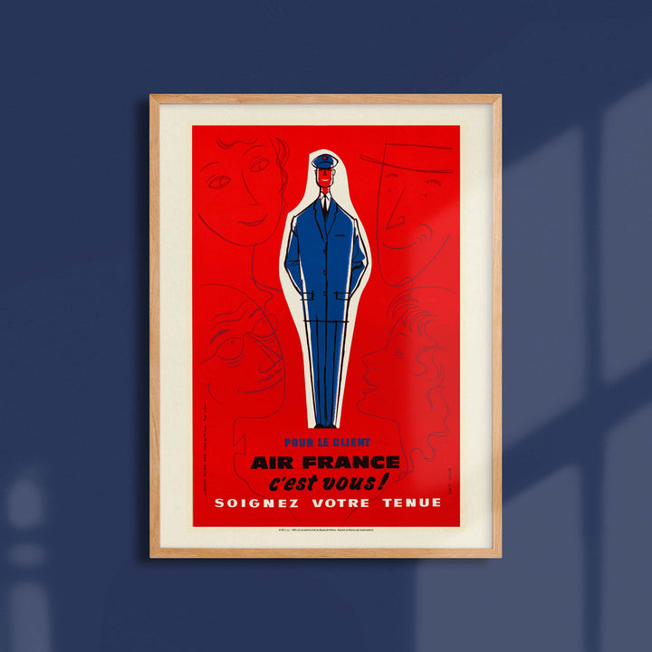 Affiche Air France - Soignez votre tenue