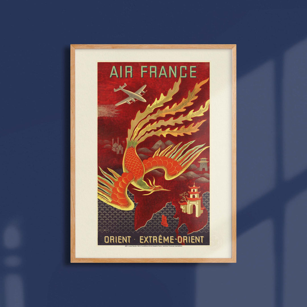 Affiche Air France - Orient Extrême Orient