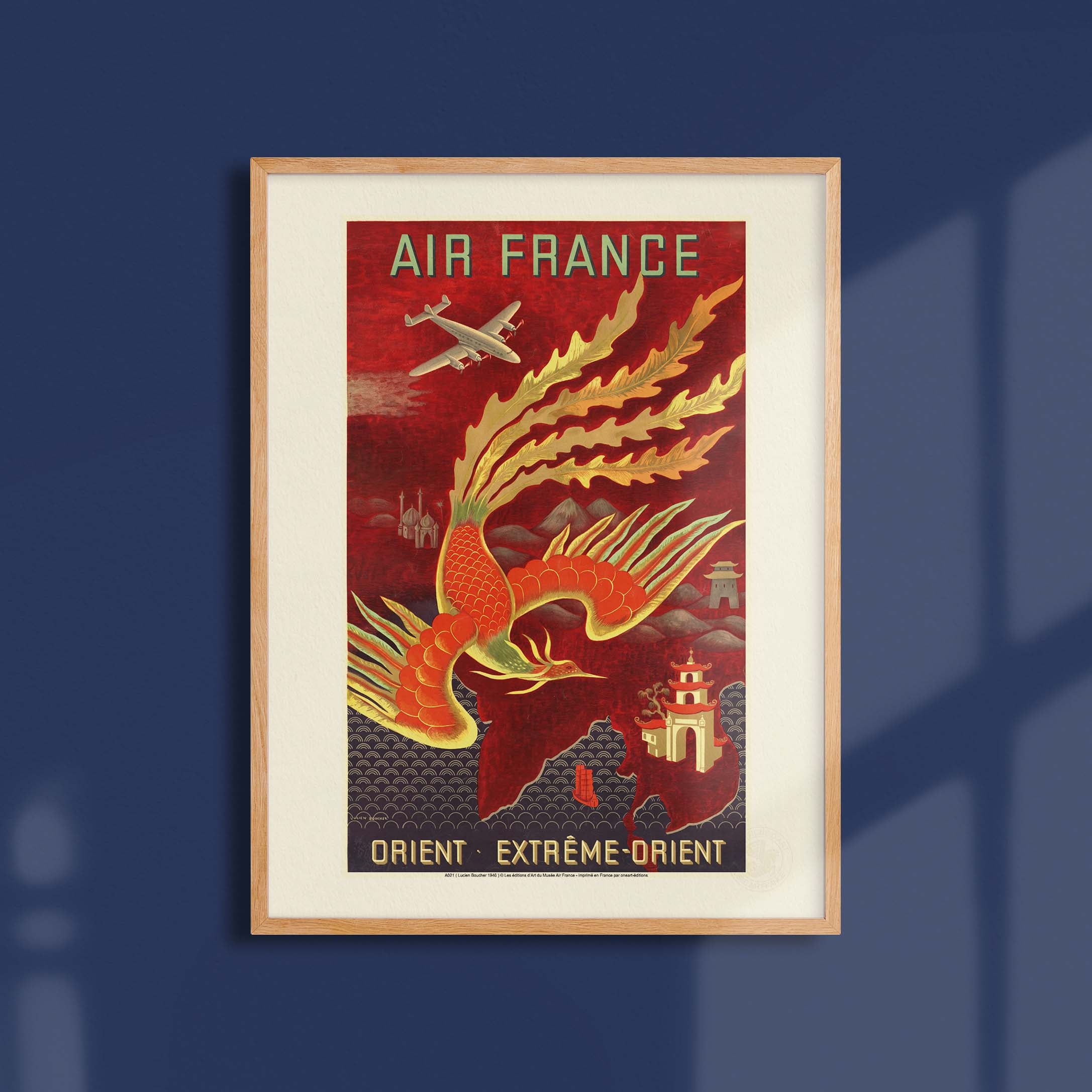 Affiche Air France - Orient Extrême Orient-oneart.fr