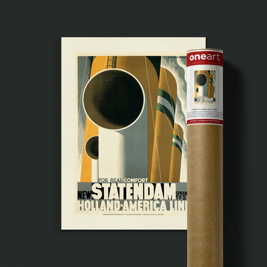 Affiche Cassandre - Statendam