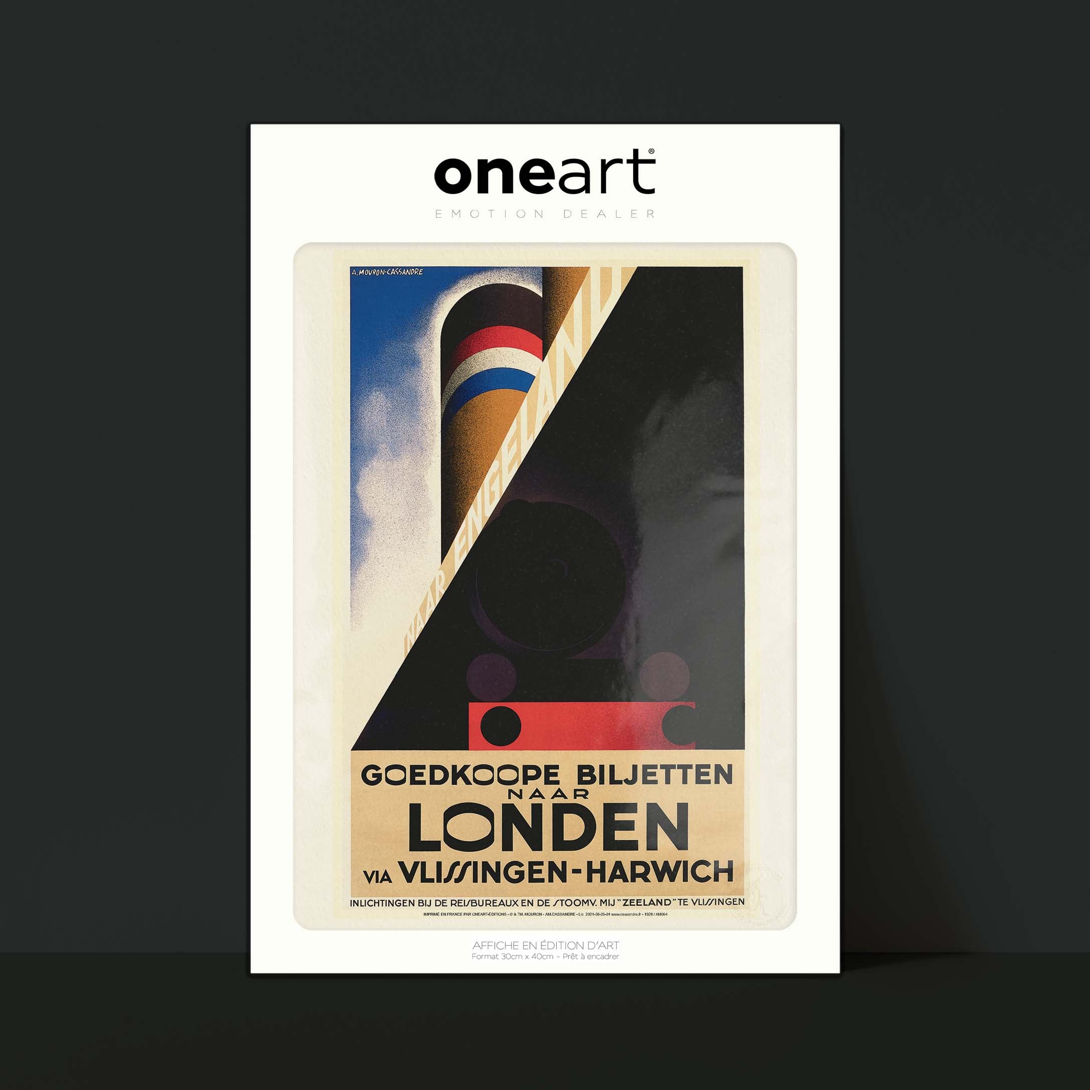 Affiche Cassandre - Londen-oneart.fr