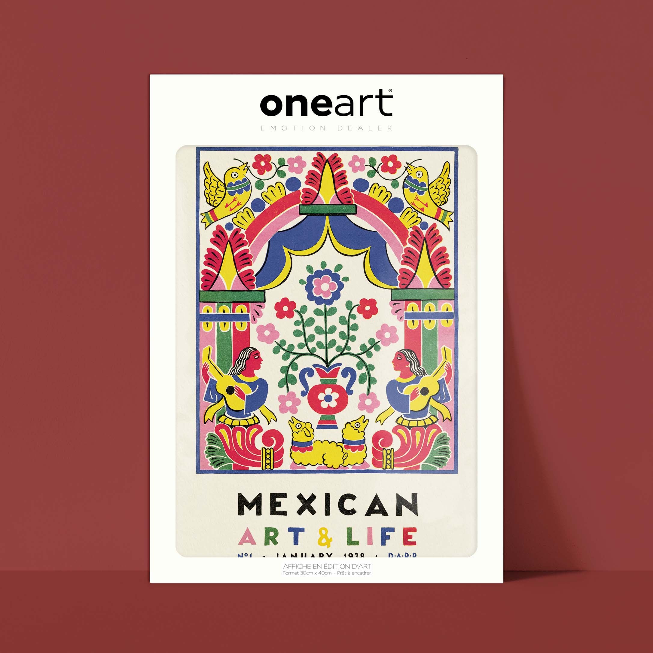 Affiche Mexican Art & Life - N° 1-oneart.fr