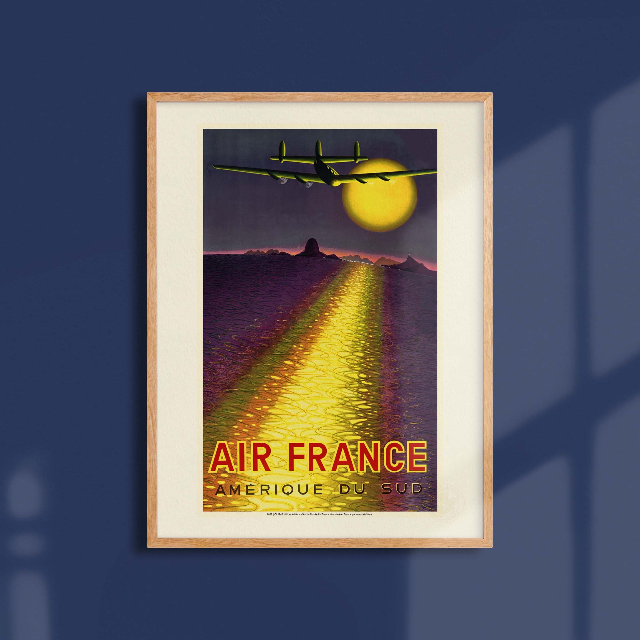 Affiche Air France - Amerique du Sud-oneart.fr
