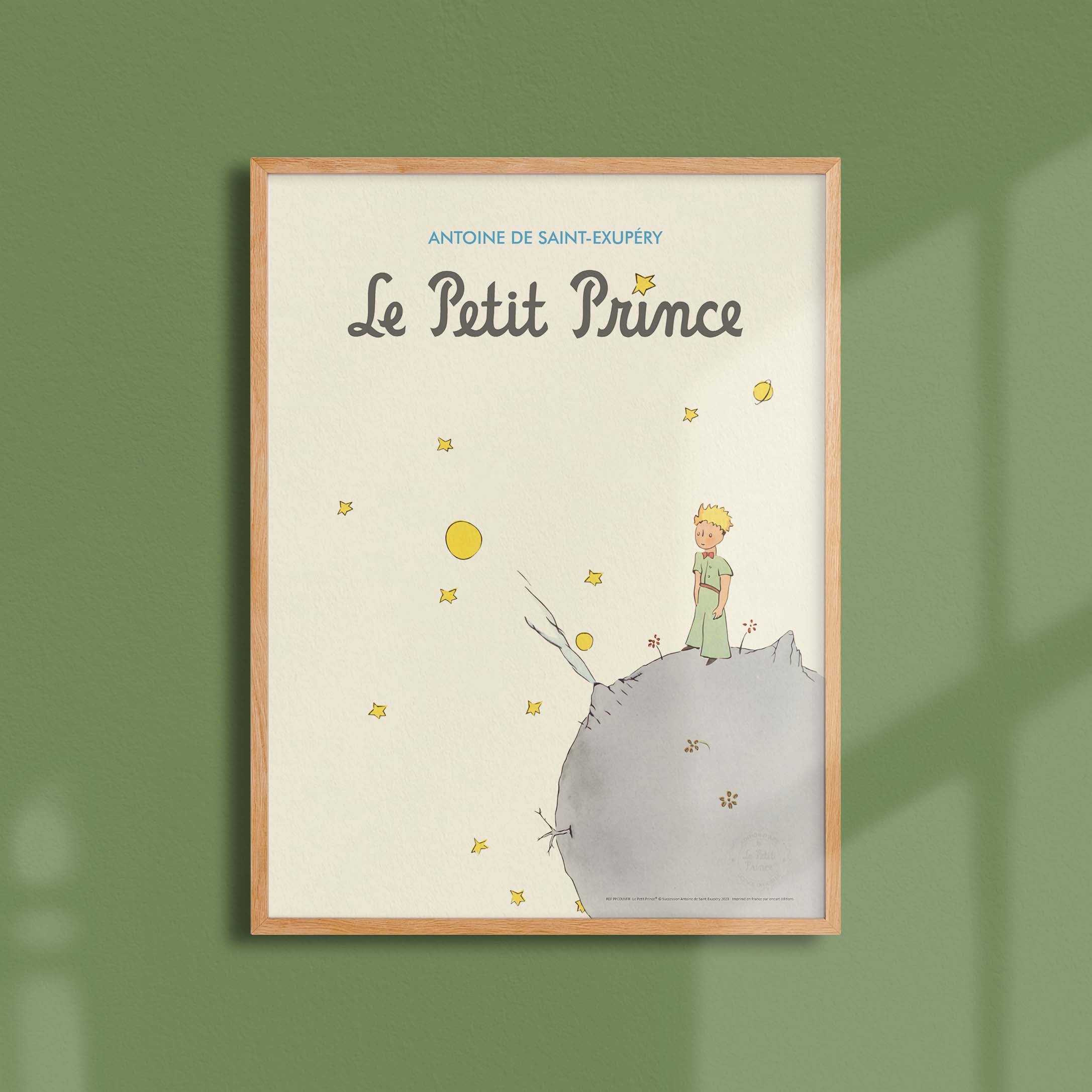 Affiche Le petit prince - Couverture français-oneart.fr