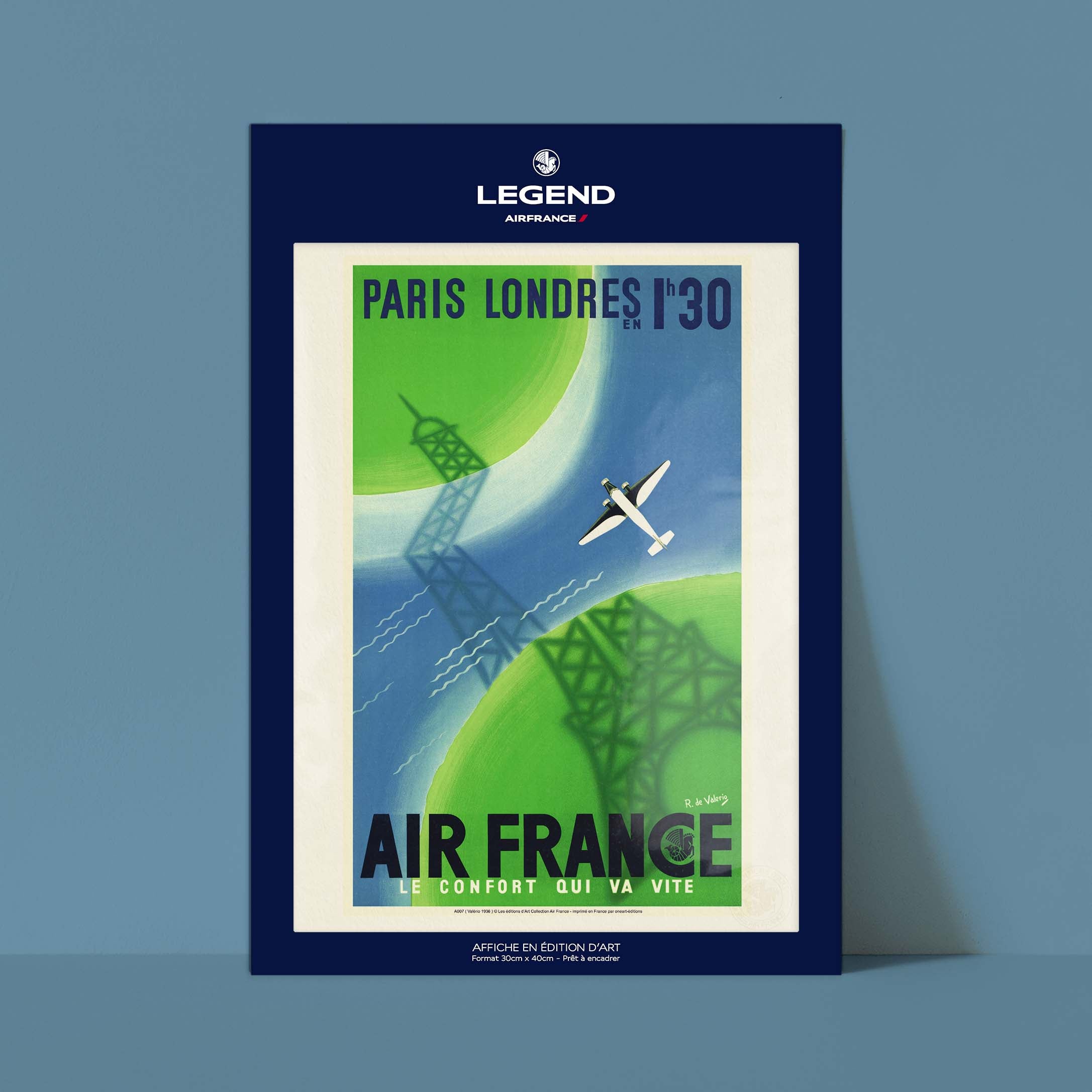 Affiche Air France - Paris Londres-oneart.fr