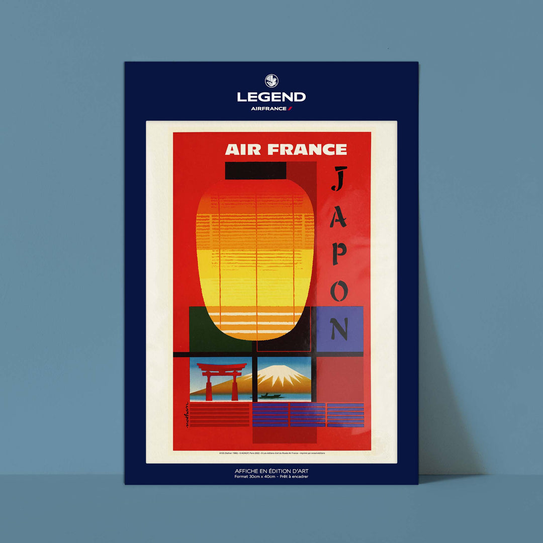Affiche Air France - Japon