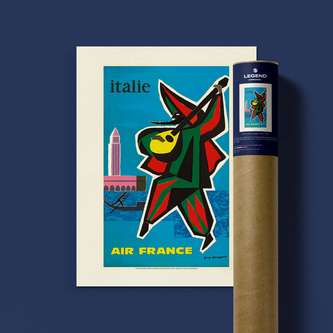 Affiche Air France - Italie
