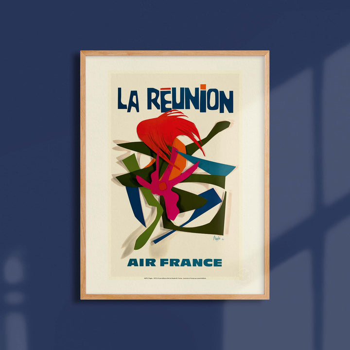 Affiche Air France - La Réunion