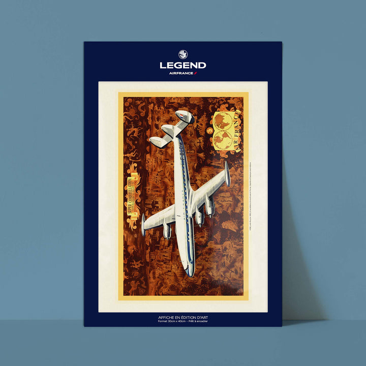 Affiche Air France - Super Constellation