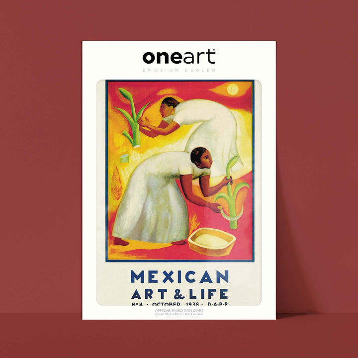 Affiche Mexican Art & Life -  N° 4