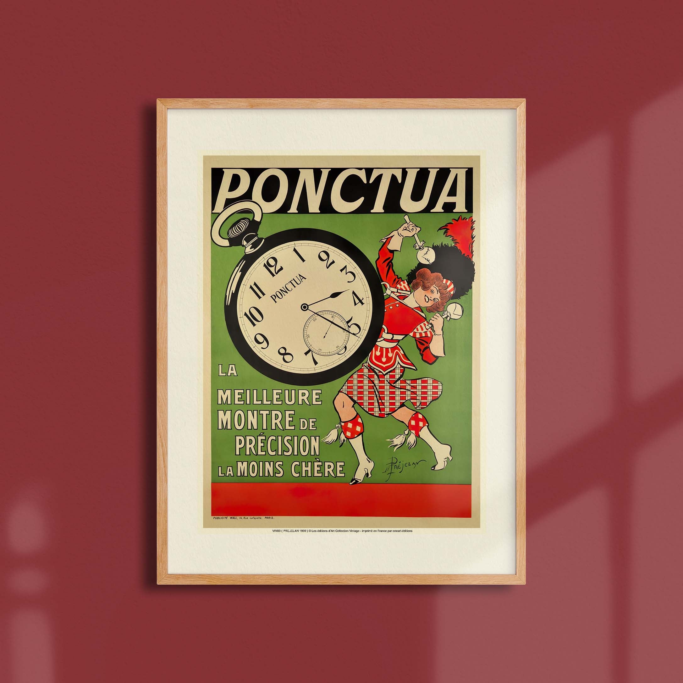 Affiche publicité vintage - Ponctua-oneart.fr