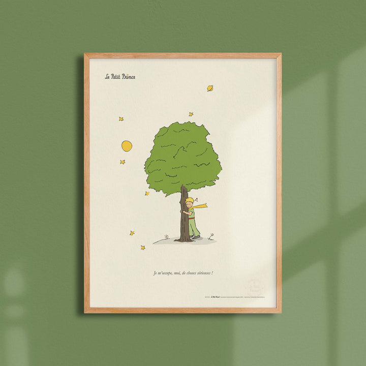 Affiche Le petit prince - Le Petit Prince et l'arbre