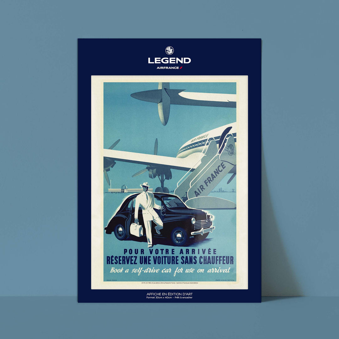 Affiche Air France - Pour votre arrivée
