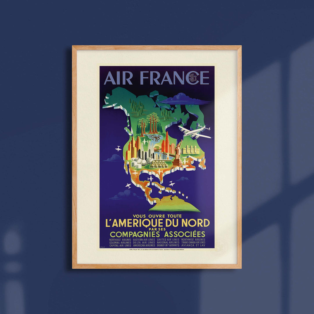Air France poster - North America
