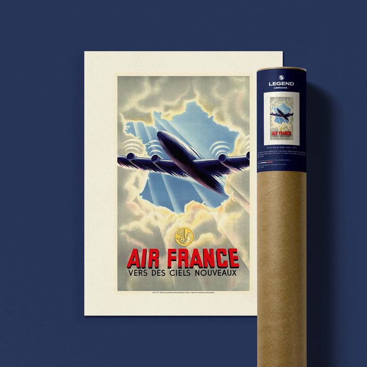Affiche Air France - Vers des ciels nouveaux