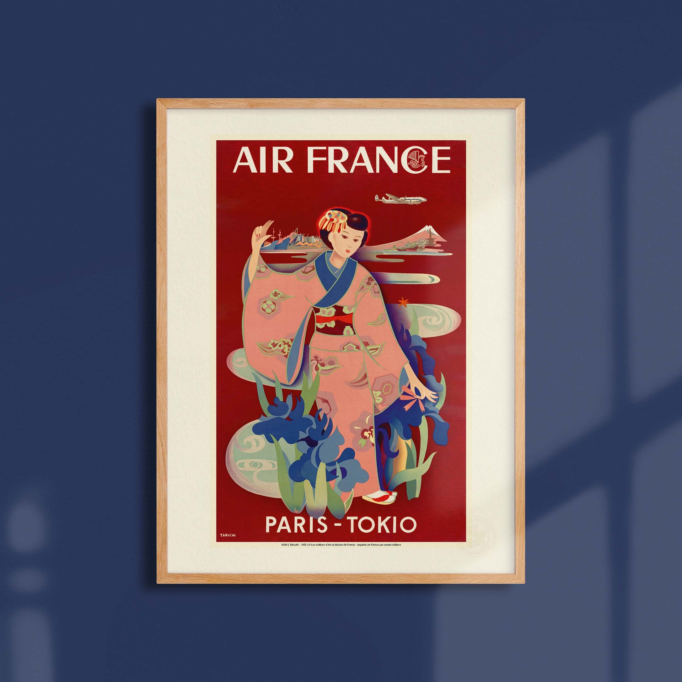 Affiche Air France - Paris - Tokio-oneart.fr