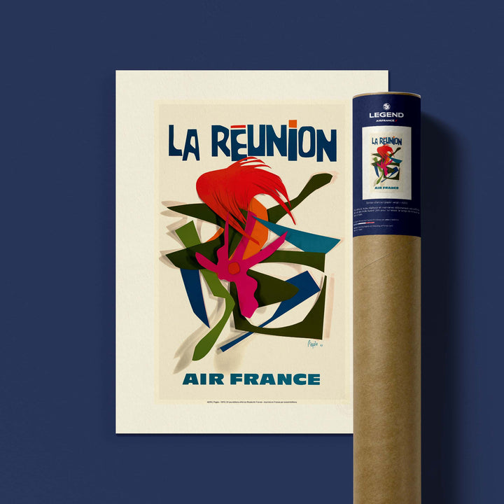 Affiche Air France - La Réunion