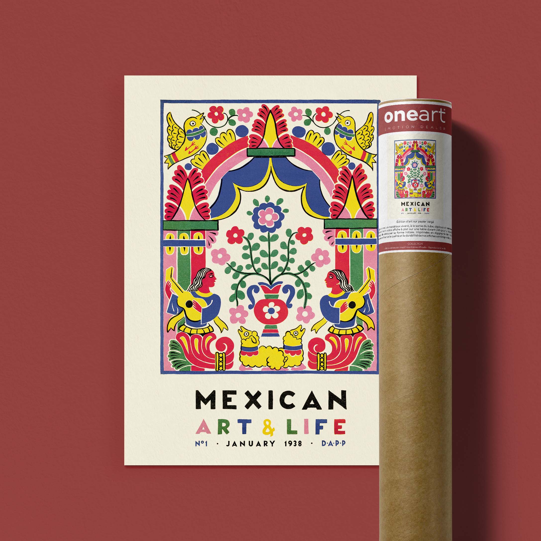 Affiche Mexican Art & Life - N° 1-oneart.fr