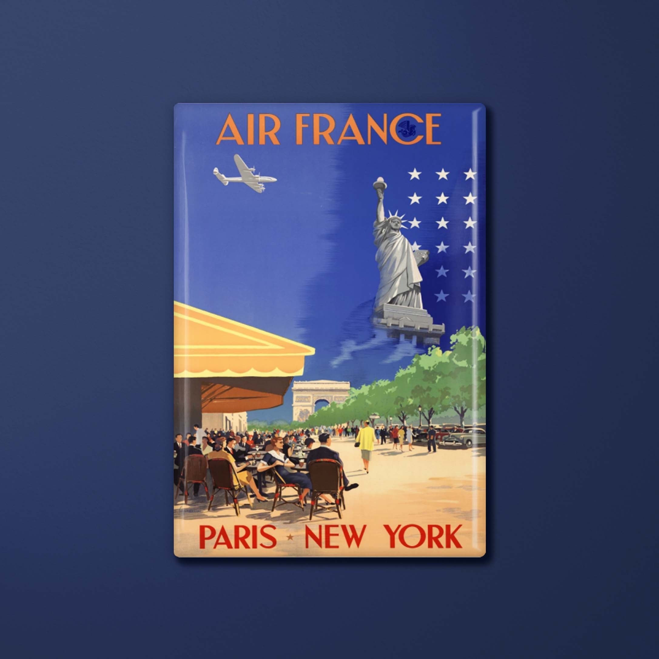 Magnet Air France Legend Paris - New York, Champs Elysées