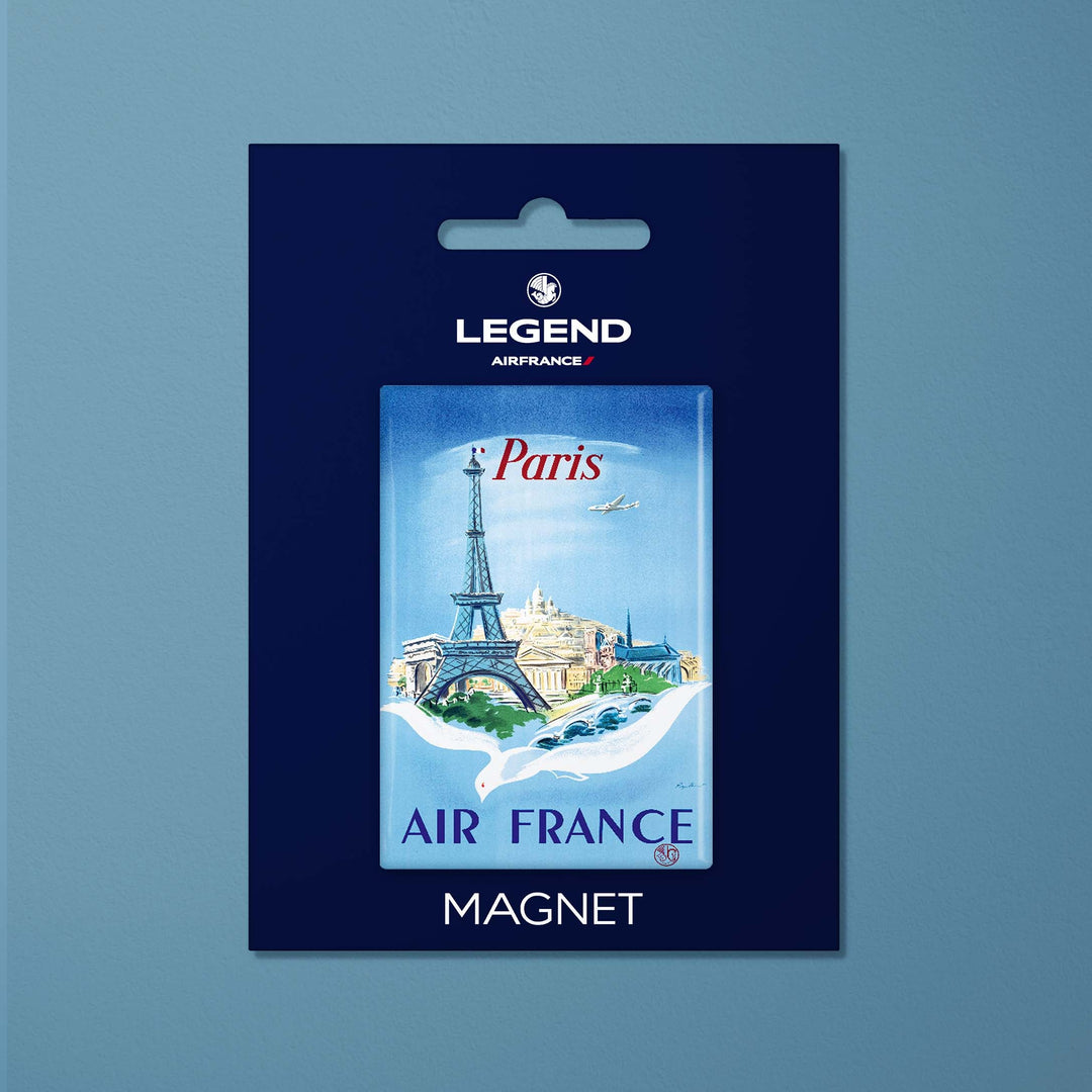 Magnet Air France Legend Paris, Tour Eiffel et colombe