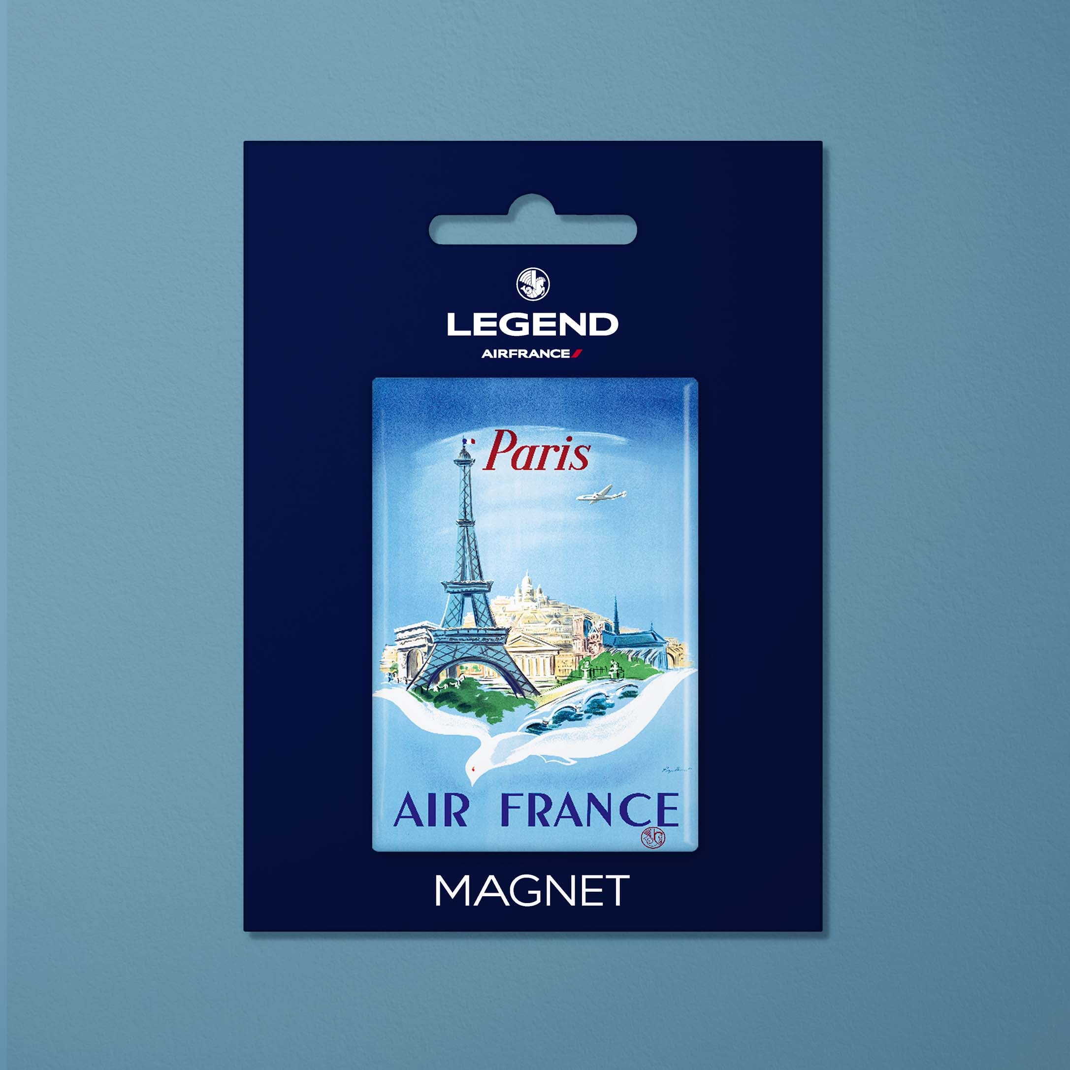 Magnet Air France Legend Paris, Tour Eiffel et colombe