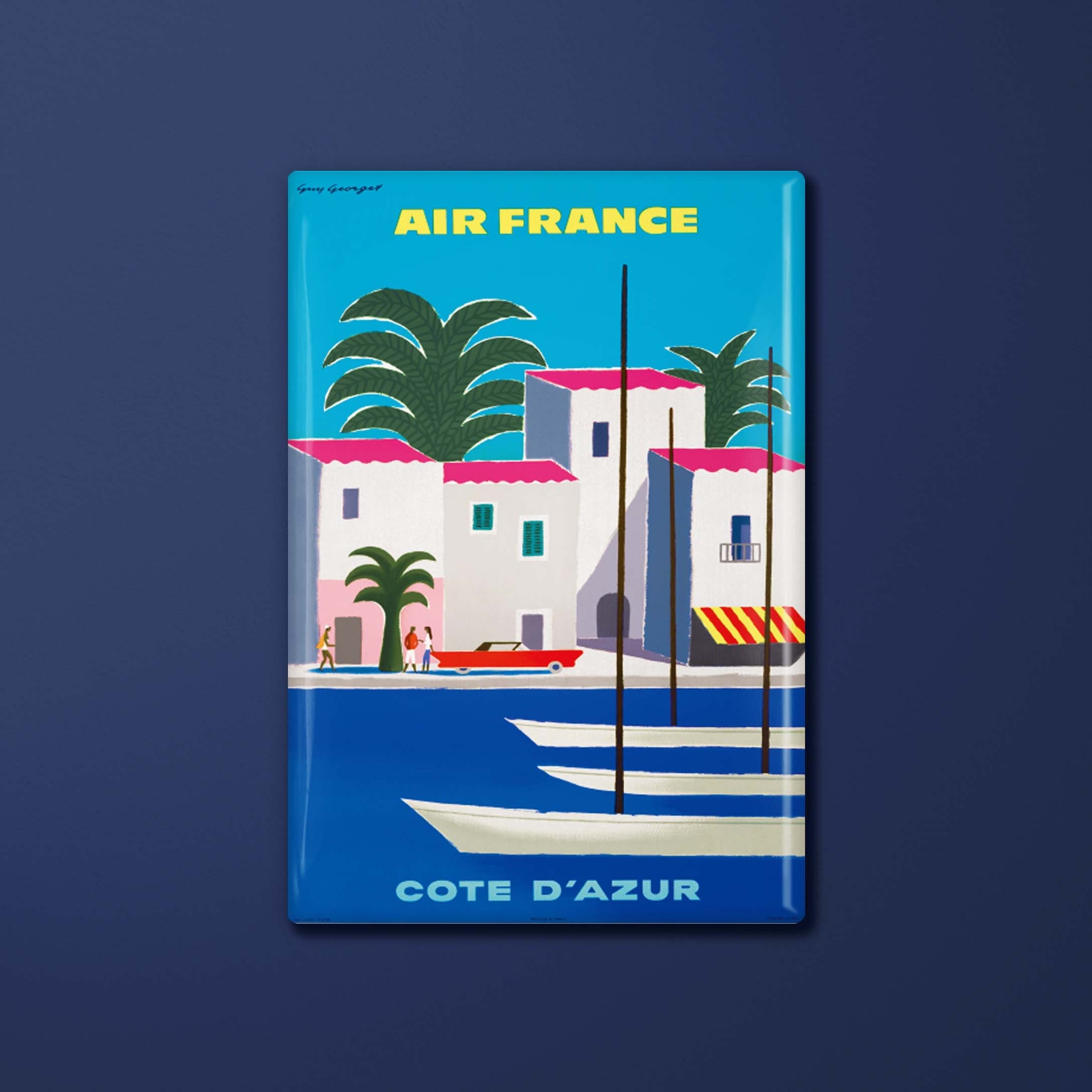 Magnet Air France Legend Côte d'Azur, port