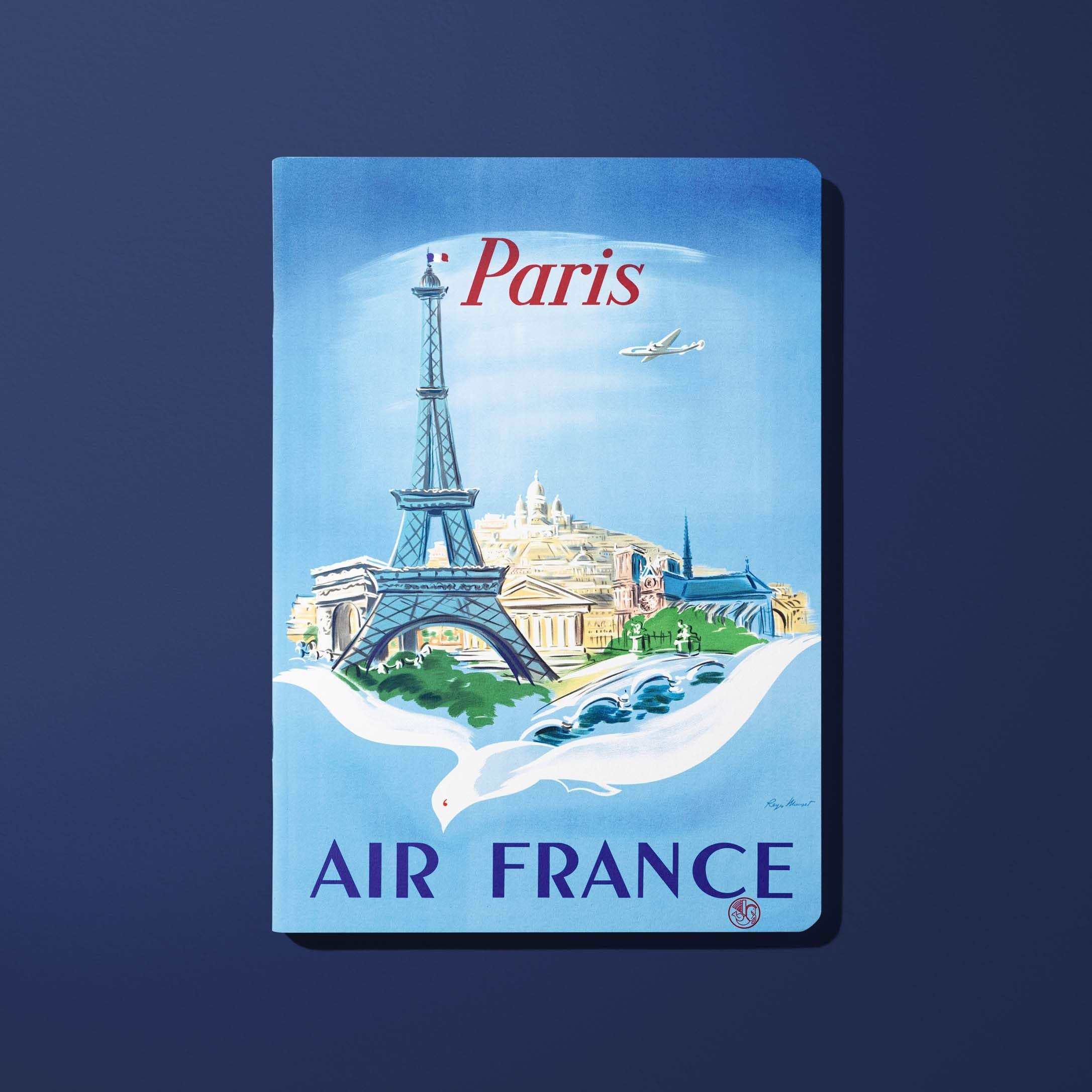 Air France Legend Paris, Eiffel Tower and dove booklet