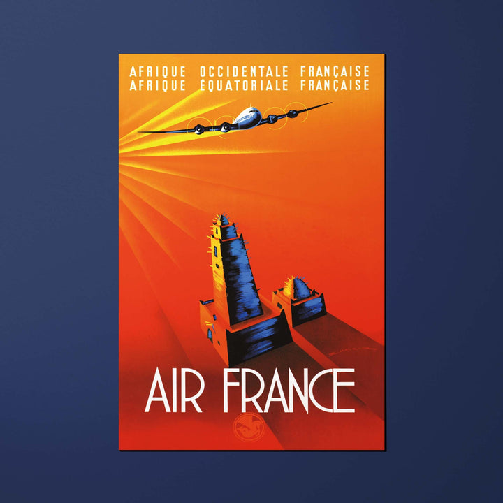 Carte postale Air France Legend Afrique occidentale/équatoriale française