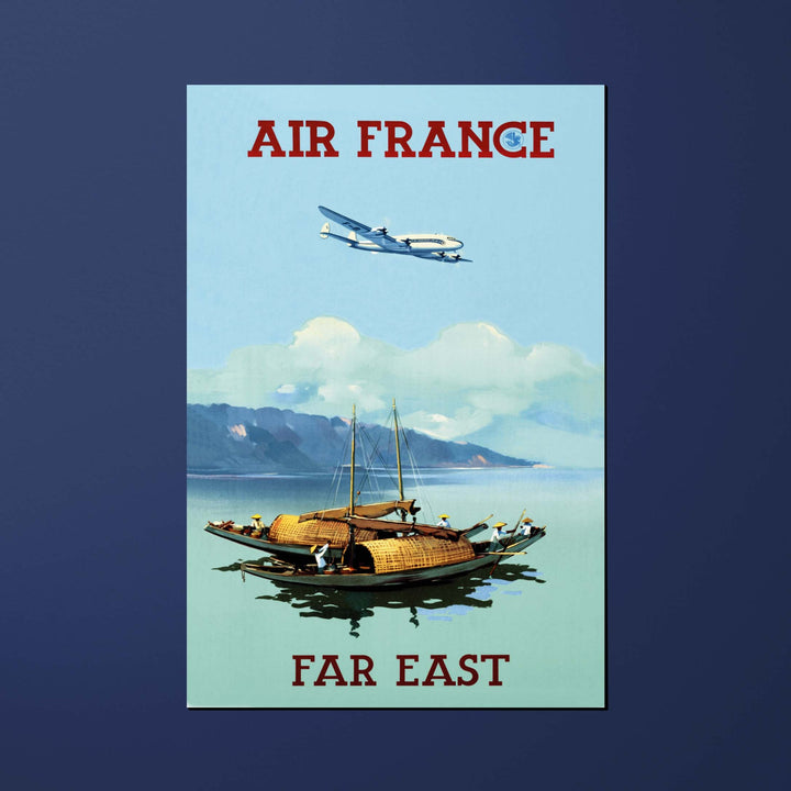 Carte postale Air France Legend Extrême Orient, jonque