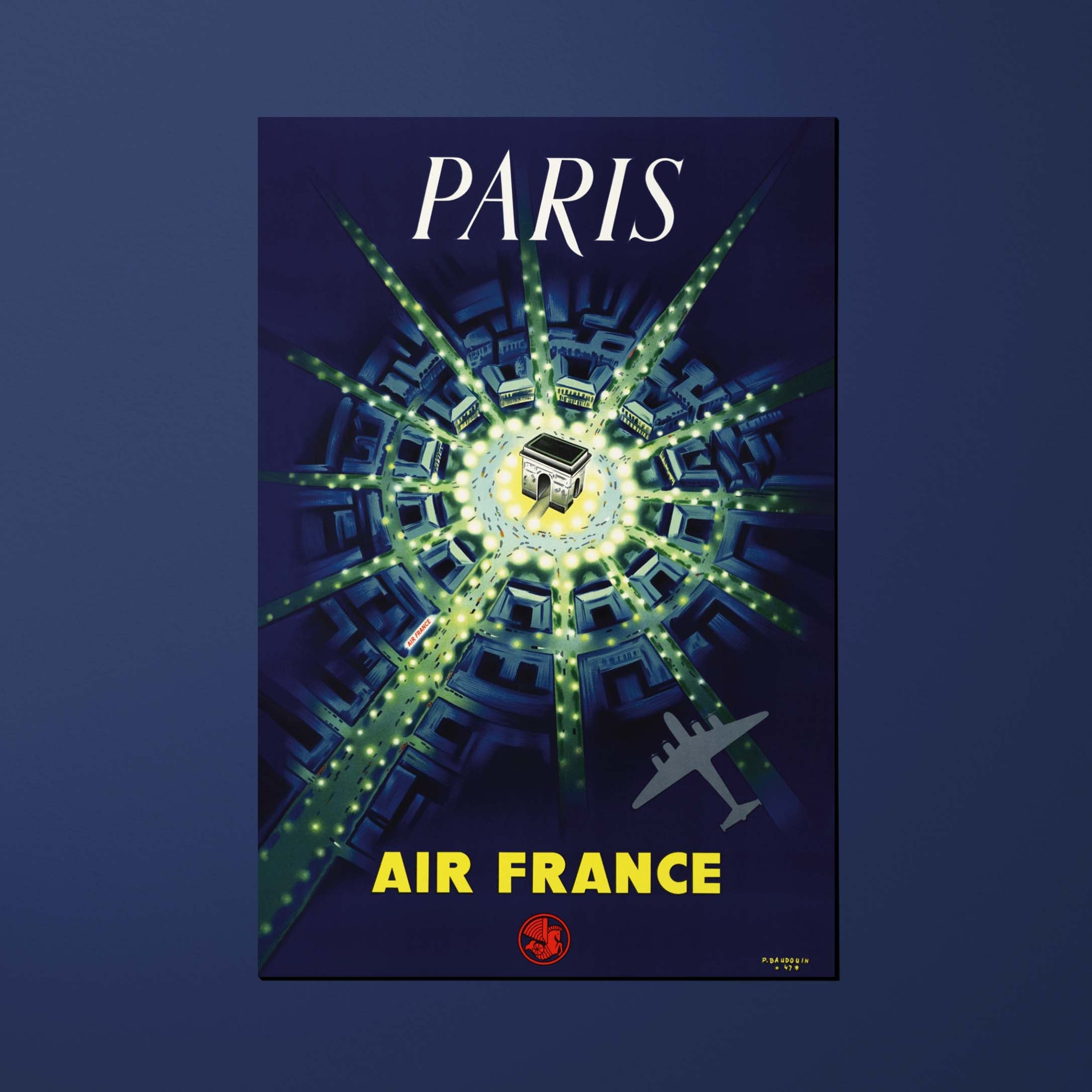 Carte postale Air France Legend Paris, Arc de Triomphe