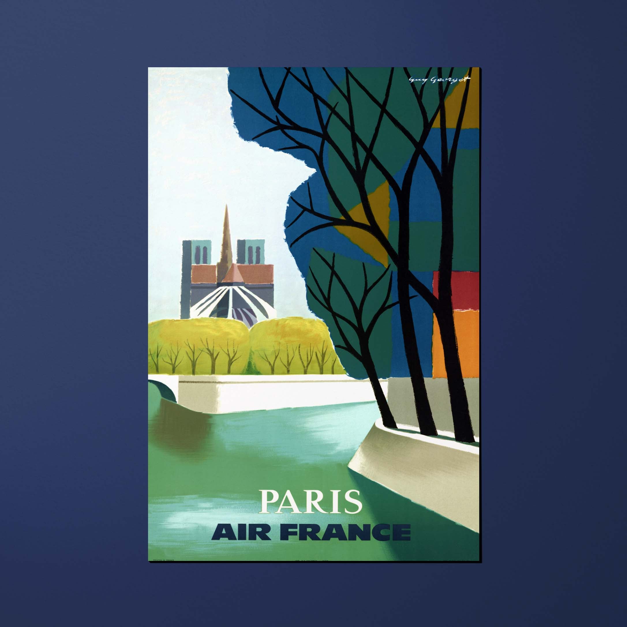 Carte postale Air France Legend Paris, Notre-Dame