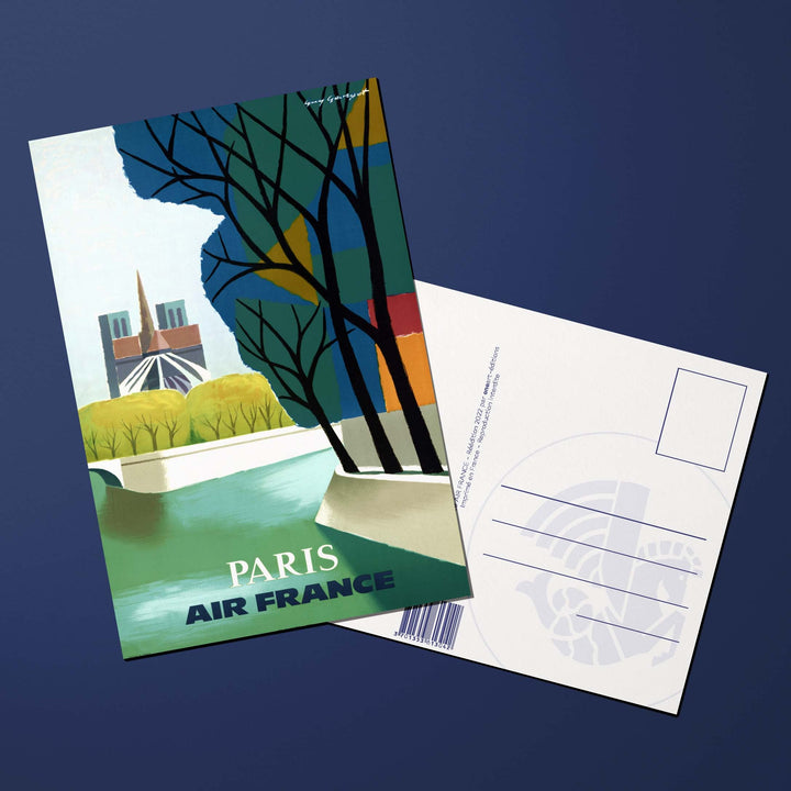 Postcard Air France Legend Paris, Notre-Dame