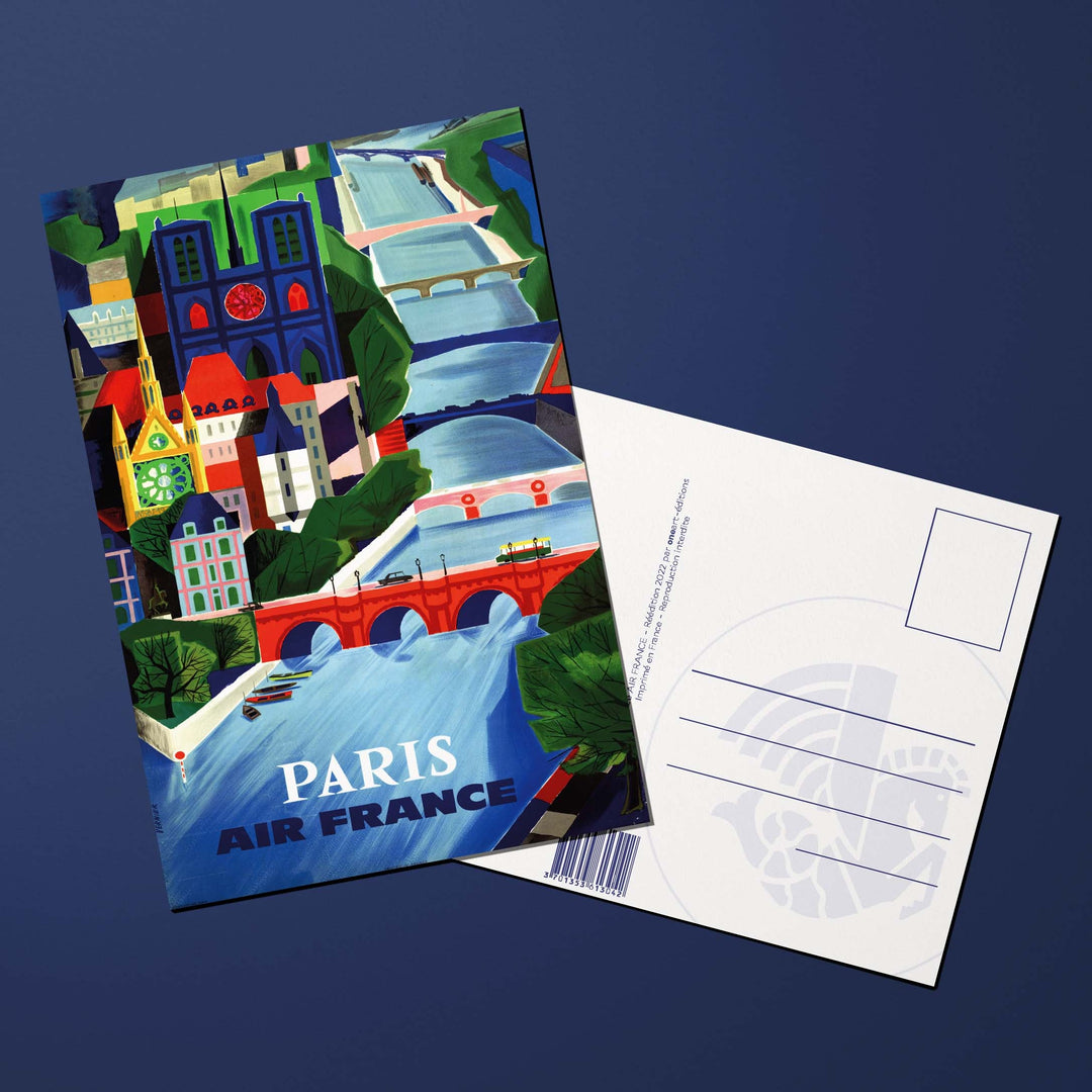Carte postale Air France Legend Paris, ponts