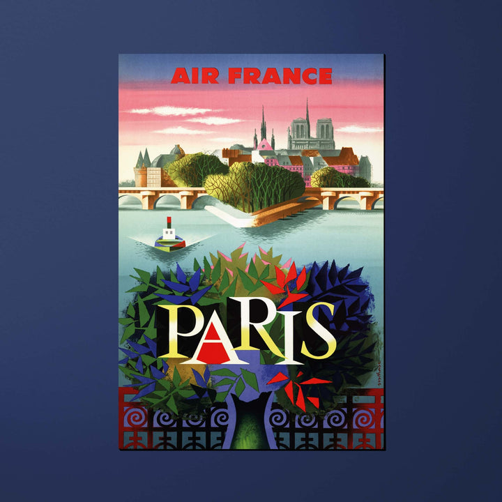 Carte postale Air France Legend Paris, île Saint-Louis
