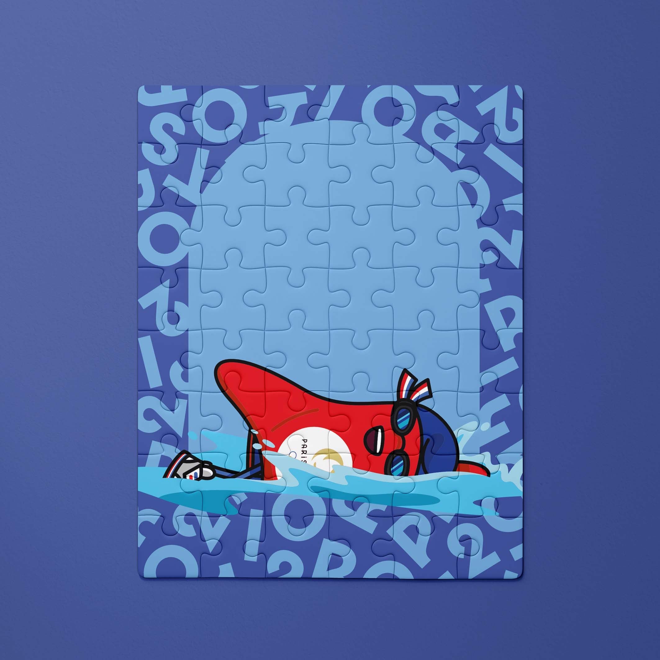 Paris 2024 Puzzle - 48 pieces - Swimming