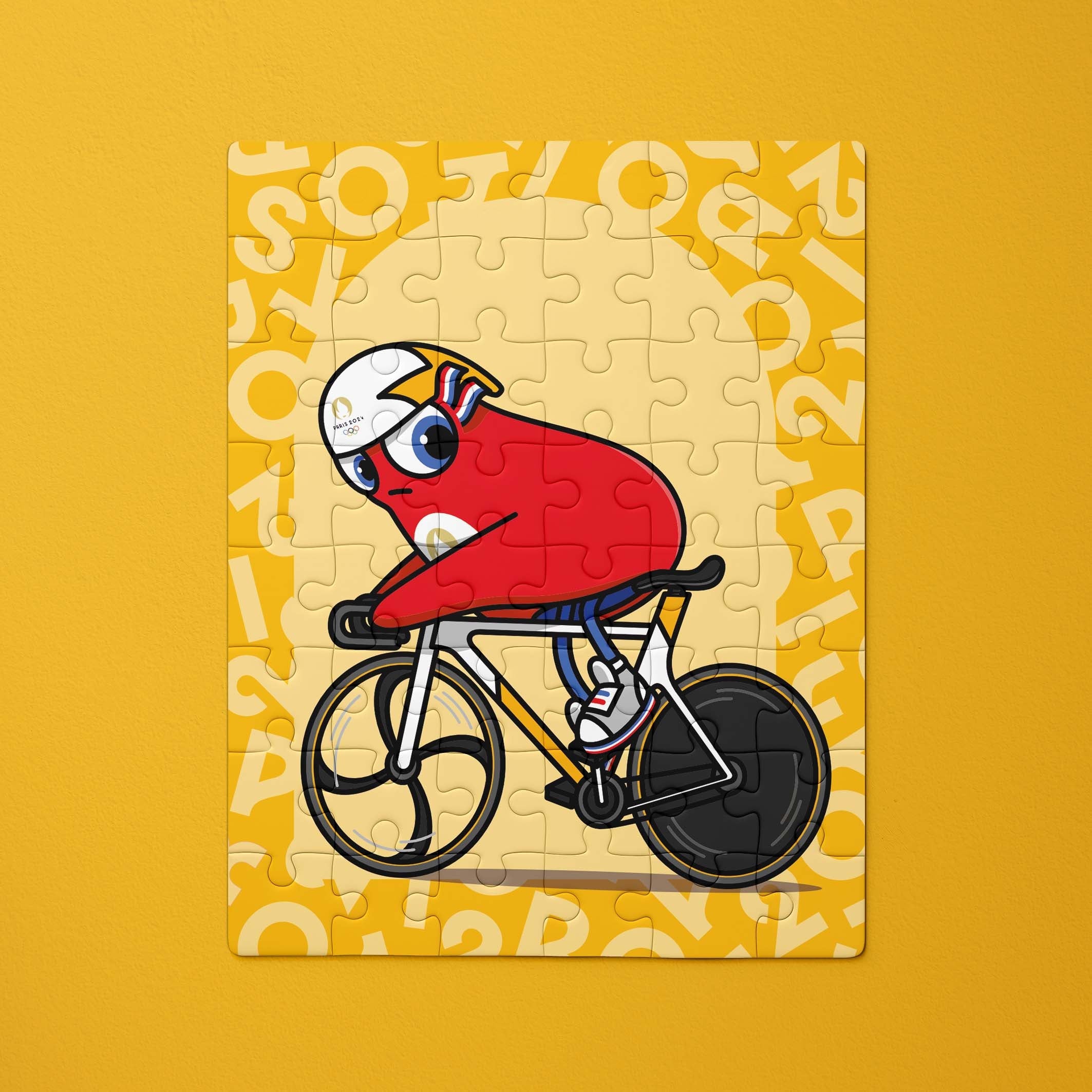 Paris 2024 Puzzle - 48 pieces - Cycling