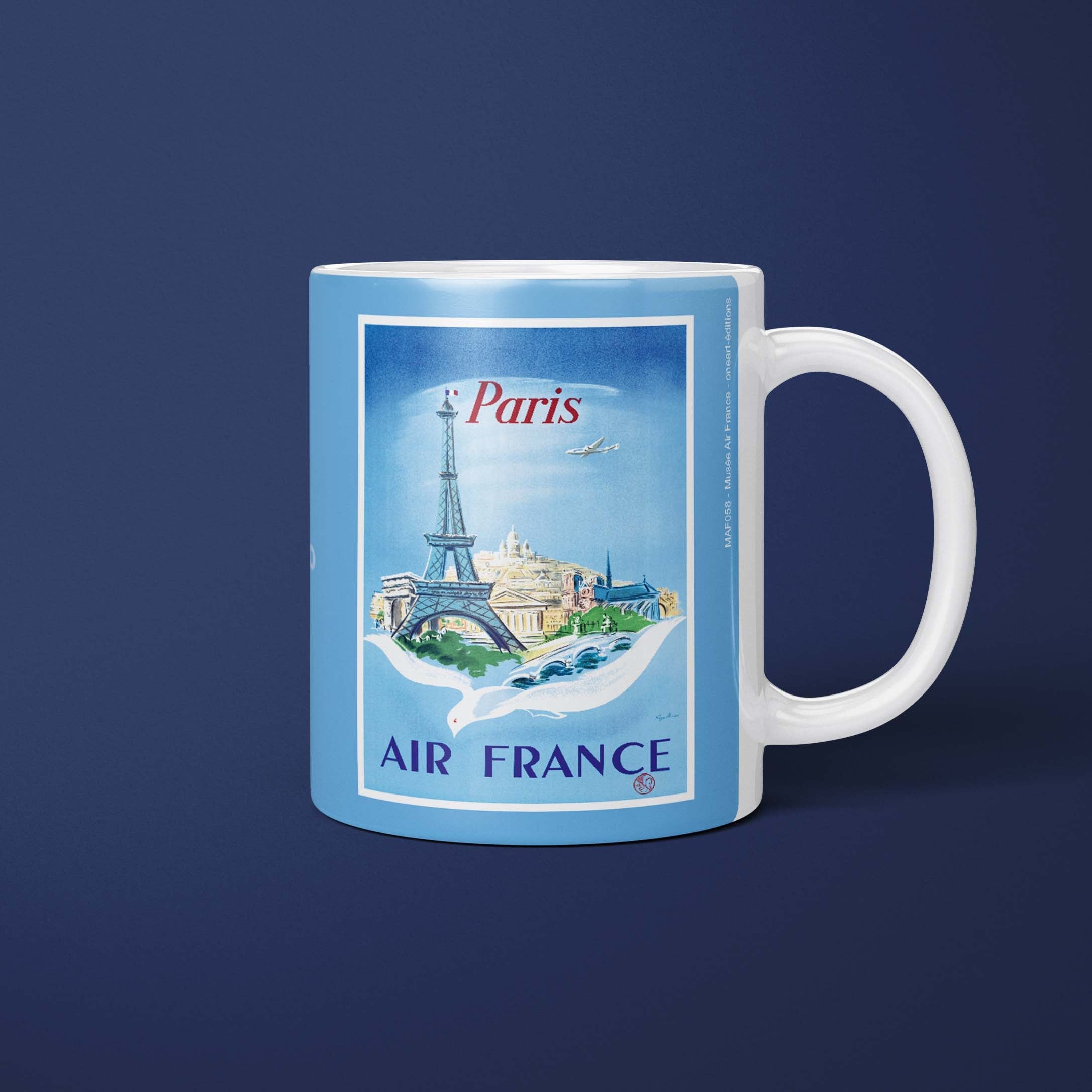Mug Air France Legend Paris, Eiffel Tower and dove