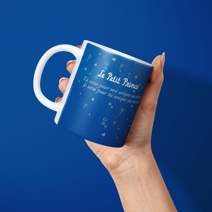 Mug Le Petit Prince Collection Bleu Blanc Prince Renard