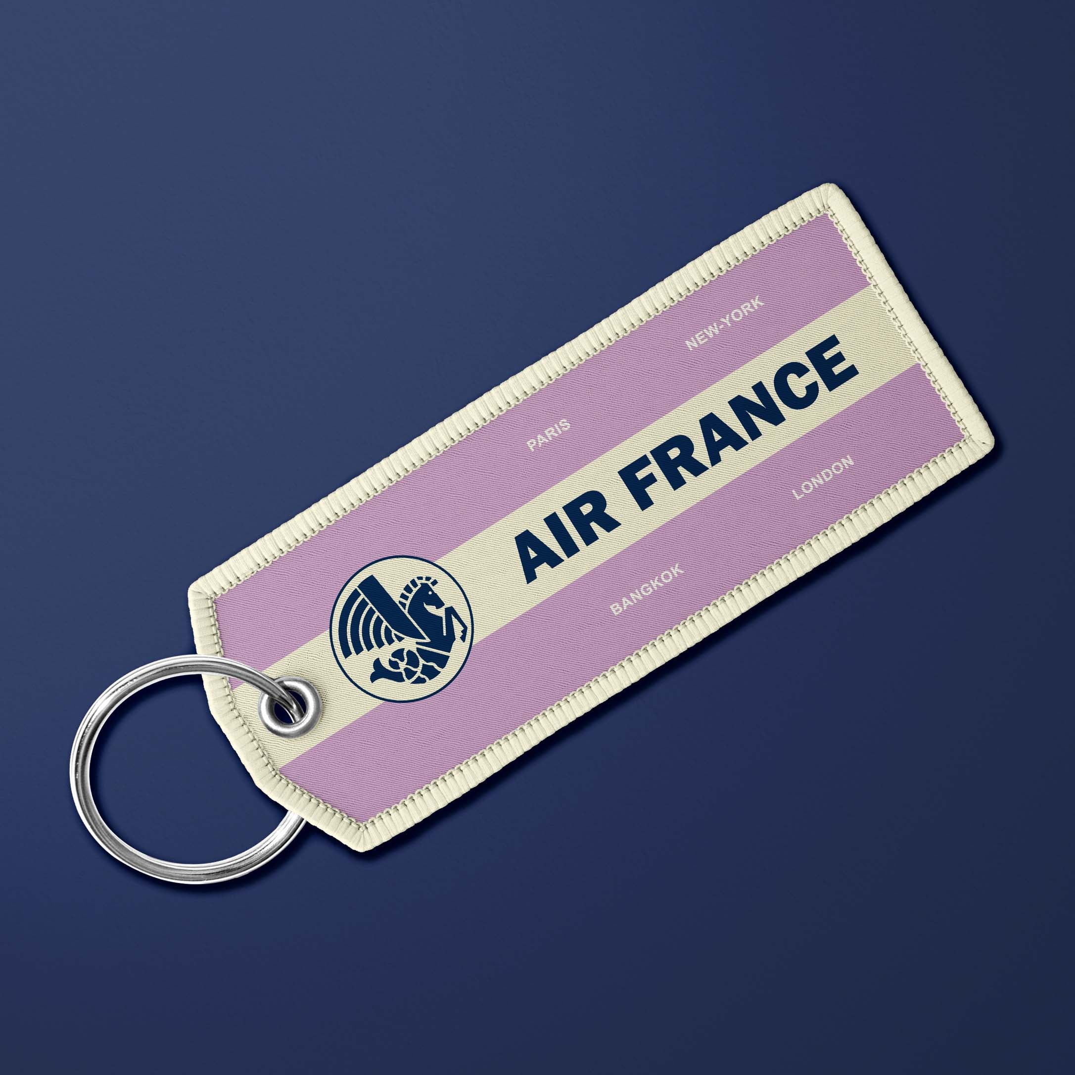 Porte-clés flamme Air France Legend Vintage Parme