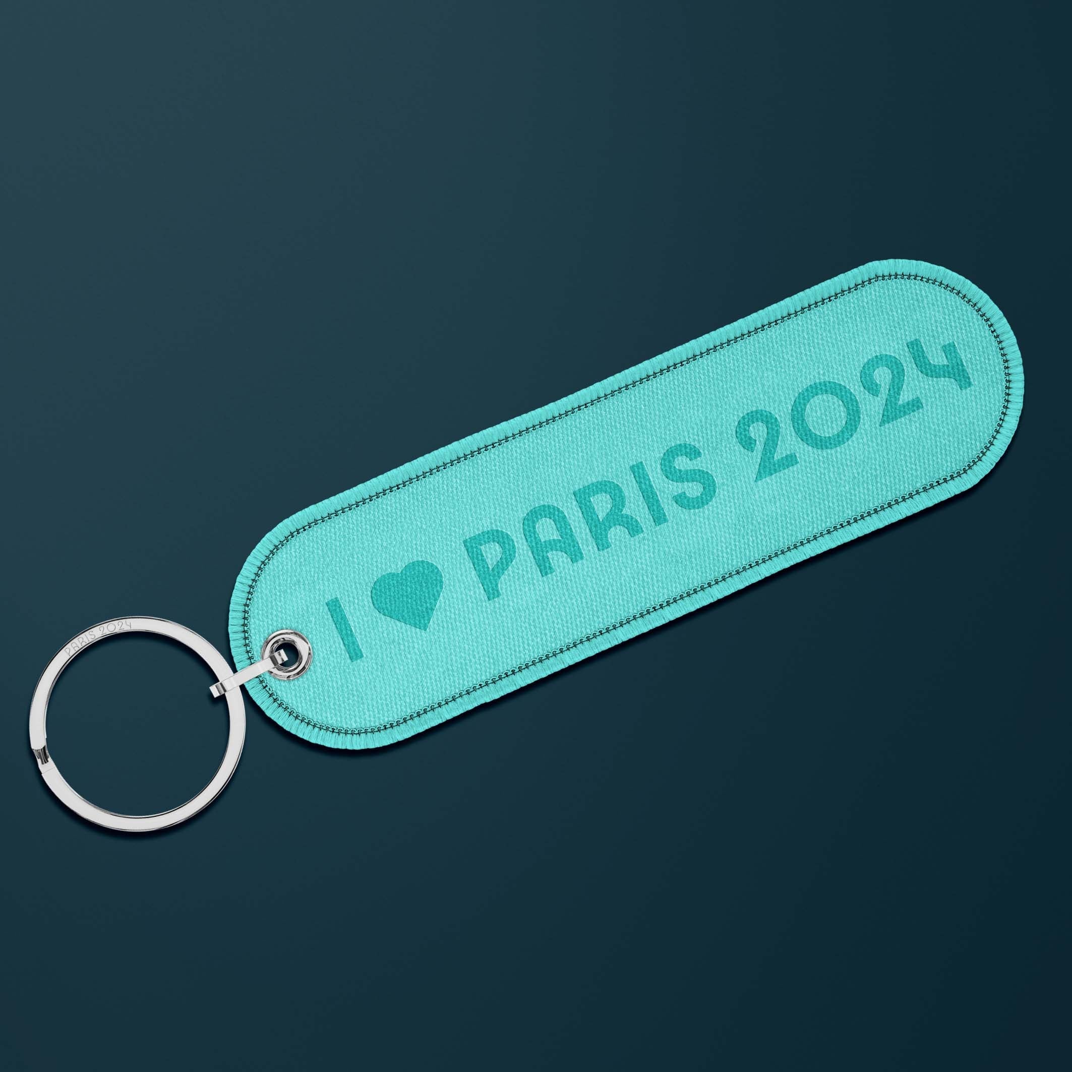 Porte-clés flamme I Love Paris 2024 - Cockatoo