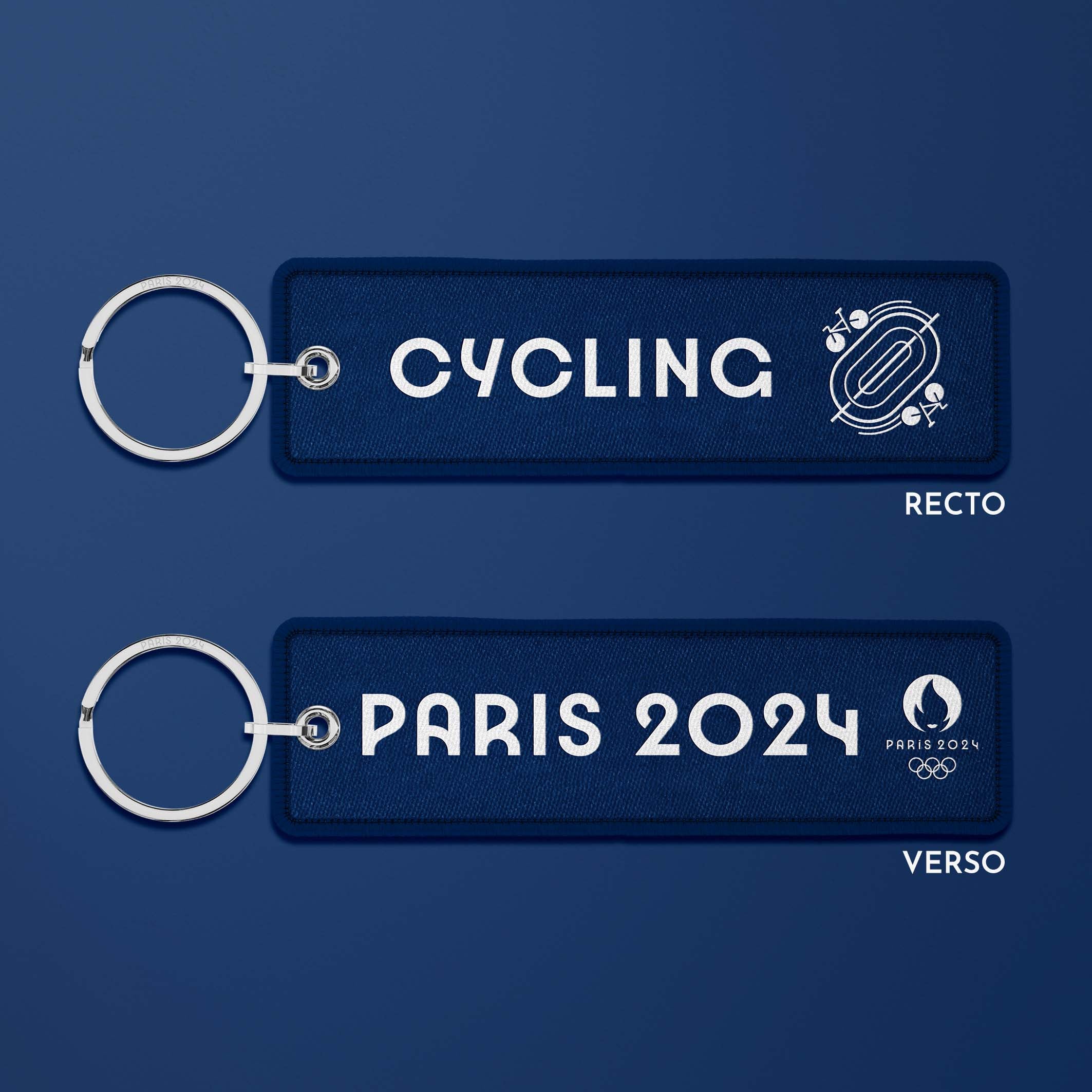 Porte-clés flamme Paris 2024 French blue - Cycling