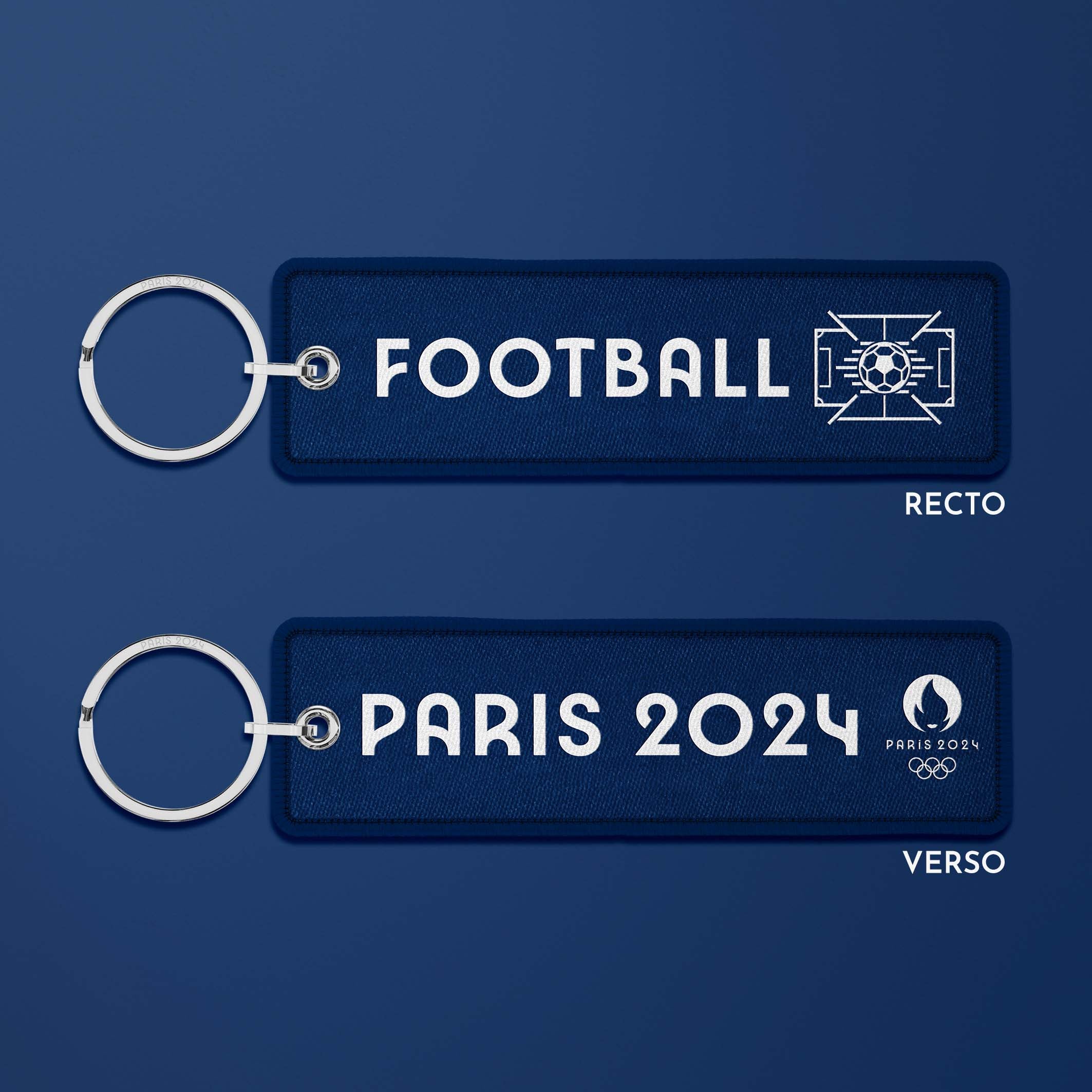 Porte-clés flamme Paris 2024 French blue - Football