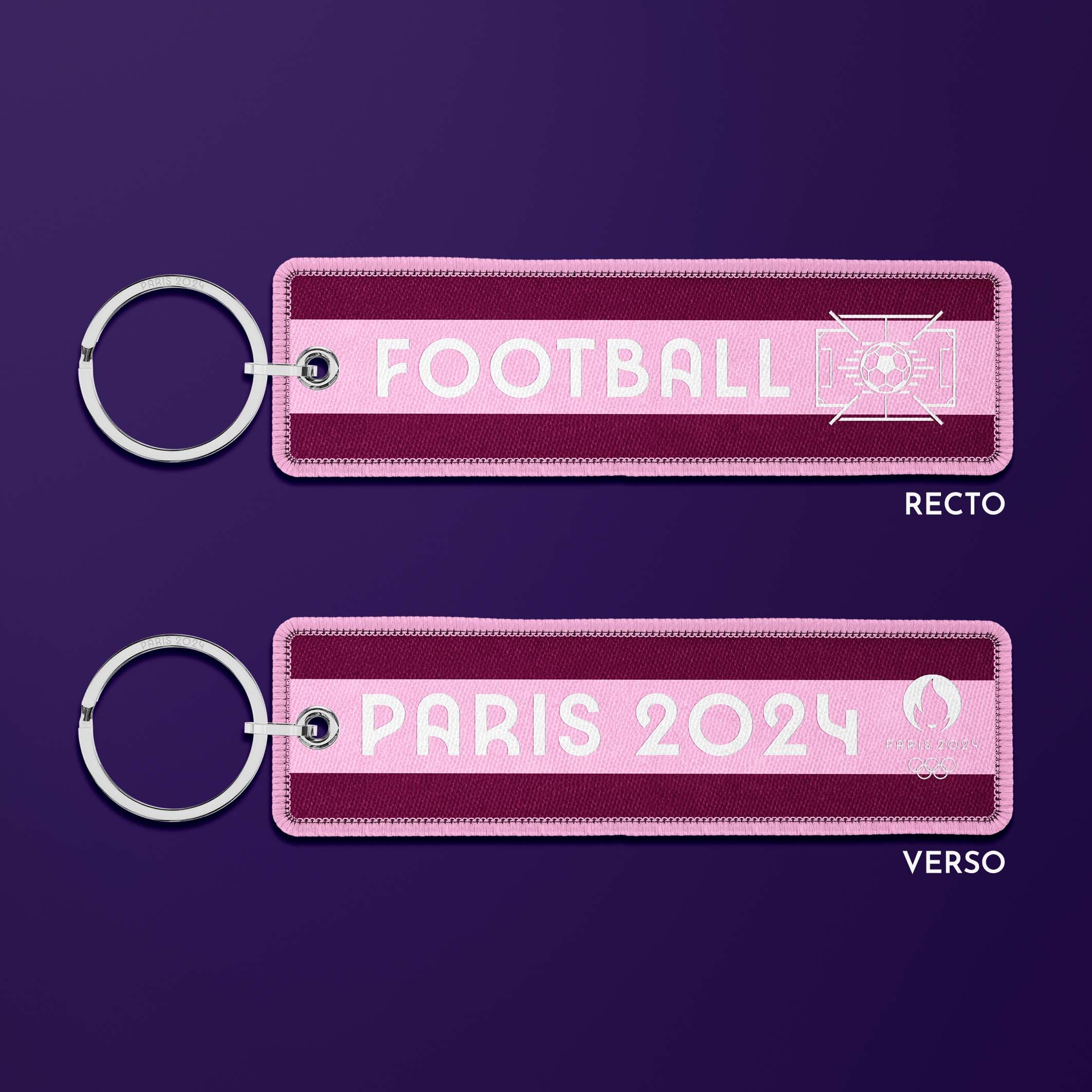 Porte-clés flamme Paris 2024 Sports & Stripes - Football