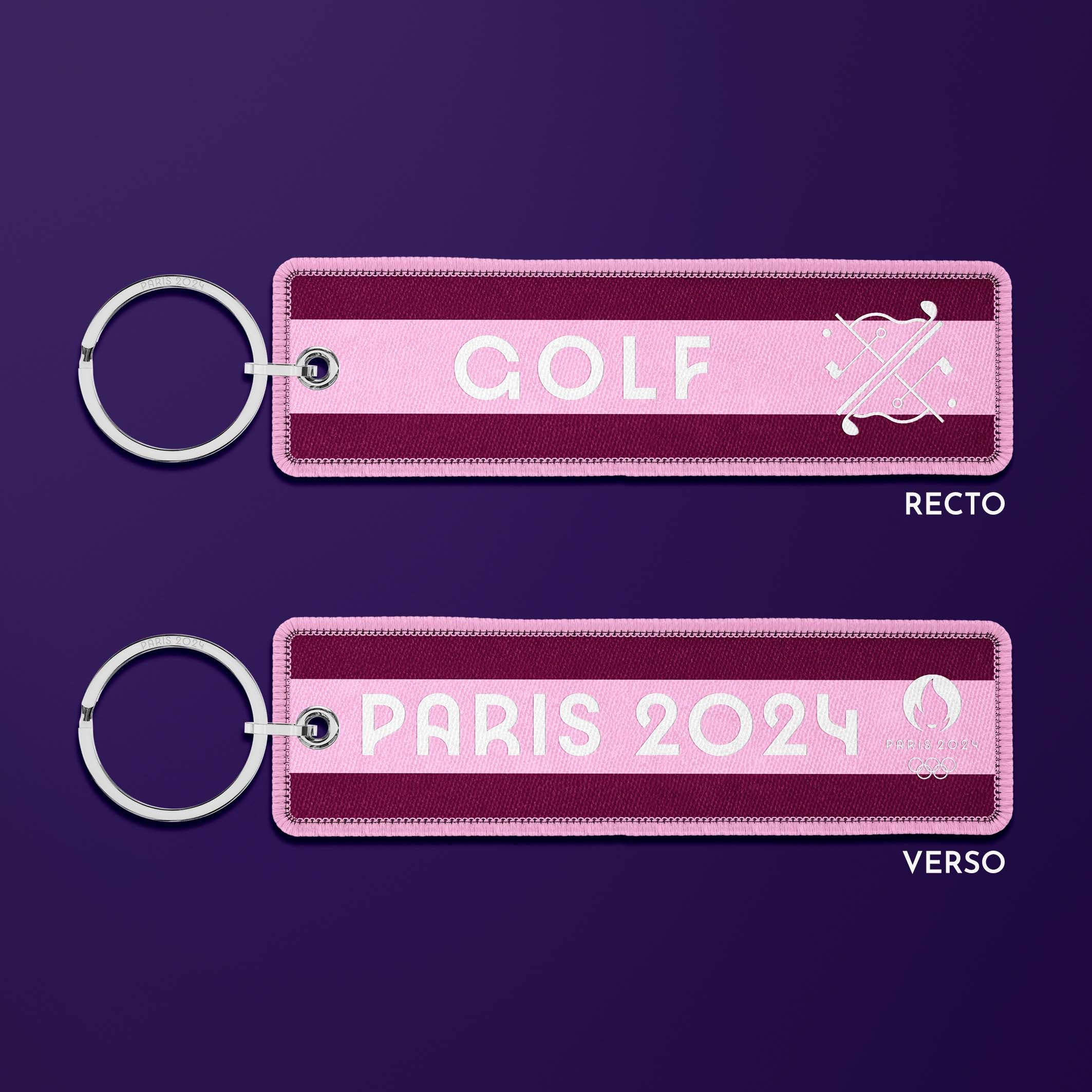 Porte-clés flamme Paris 2024 Sports & Stripes - Golf