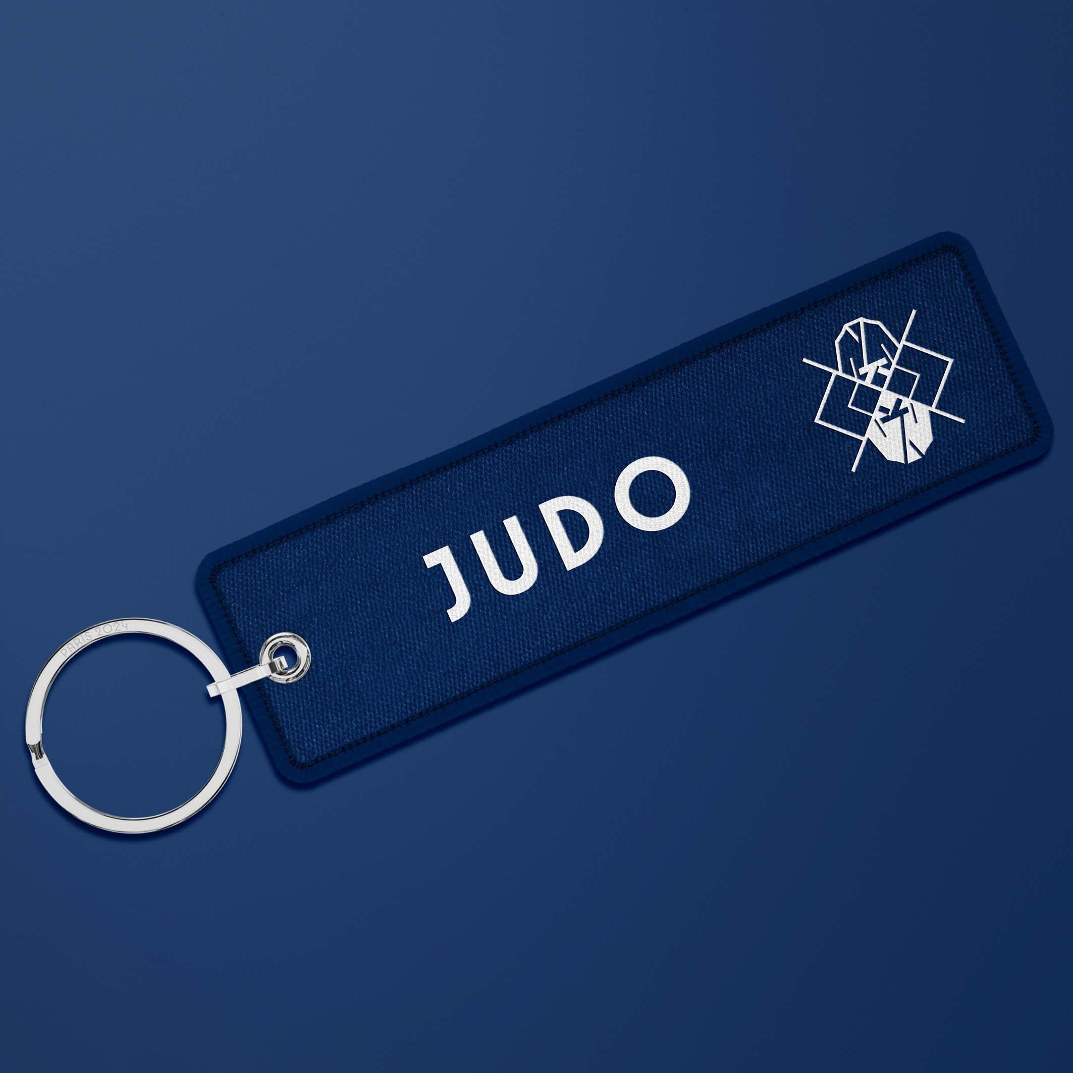 Porte-clés flamme Paris 2024 French blue - Judo