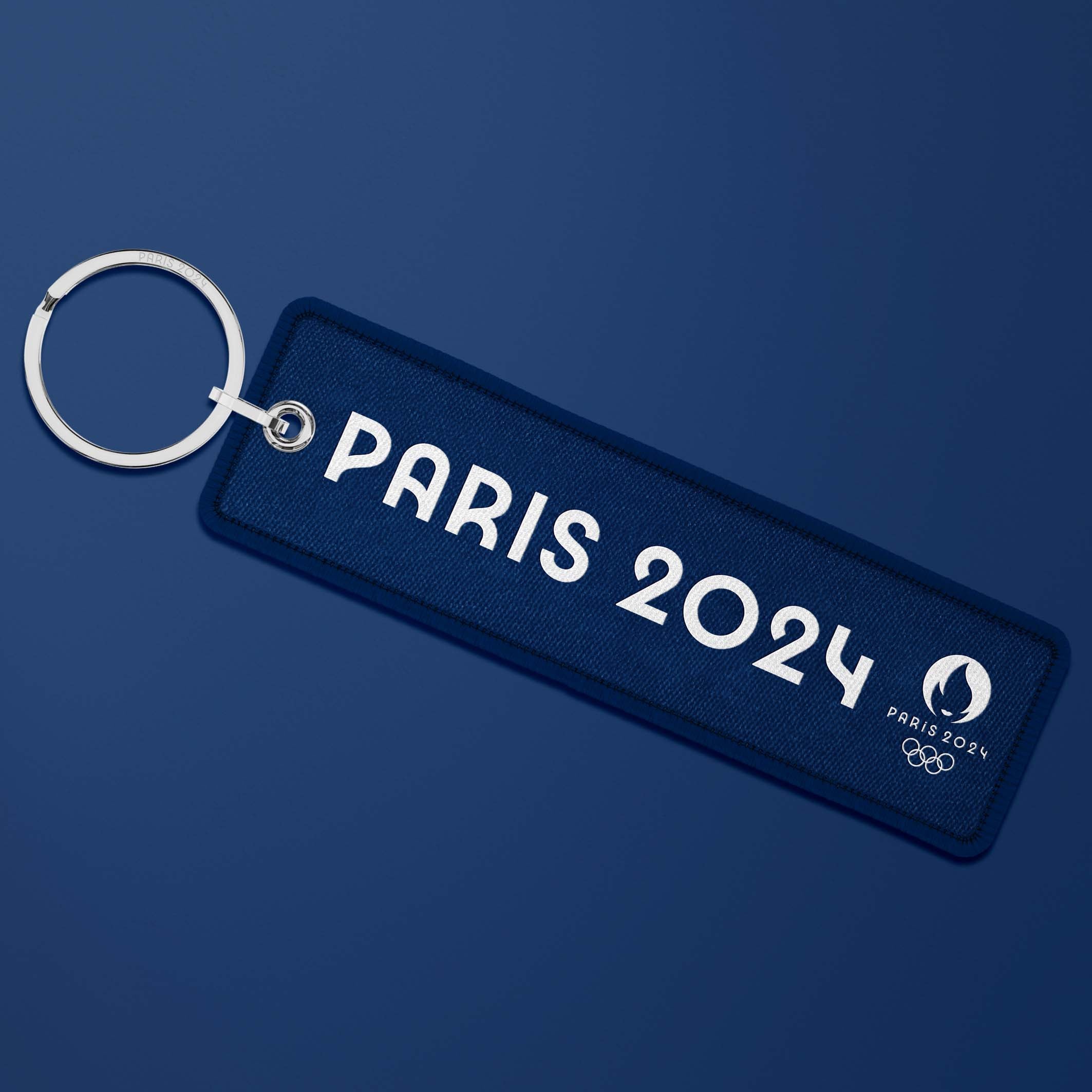 Porte-clés flamme Paris 2024 French blue - Skateboard